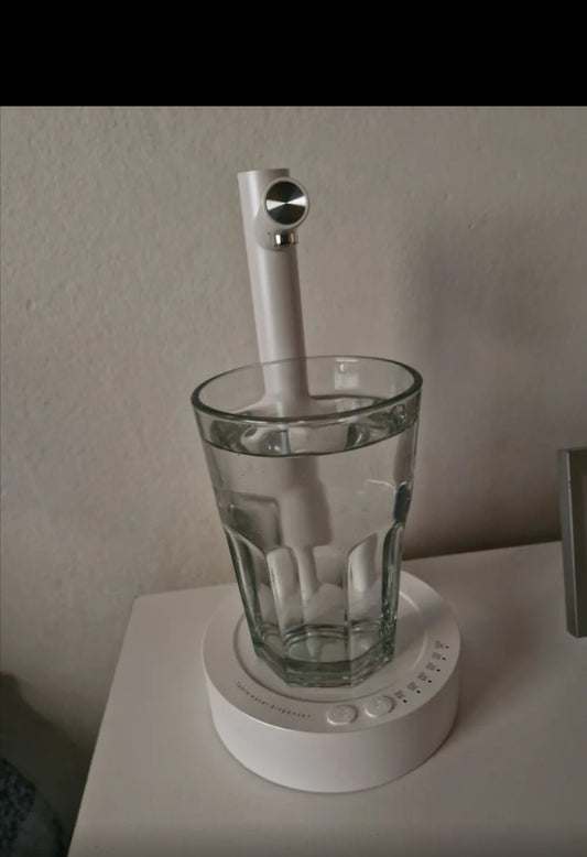 dispensador de agua eléctrico portátil con base